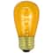 Transparent Incandescent S14 Replacement Christmas Bulbs, 25ct.